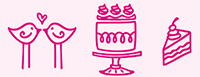 Zeichnung Kuchen und Torten
