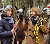 Lamawanderung mit den Wohnfrauen