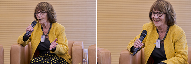 Dr. Christa Lippmann spricht