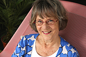 Dr. Christa Lippmann, Vorsitzende des Fördervereins  Nachbarschaftlich leben für Frauen im Alter e.V.