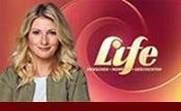 RTL Moderatorin und Logo der Sendung Life