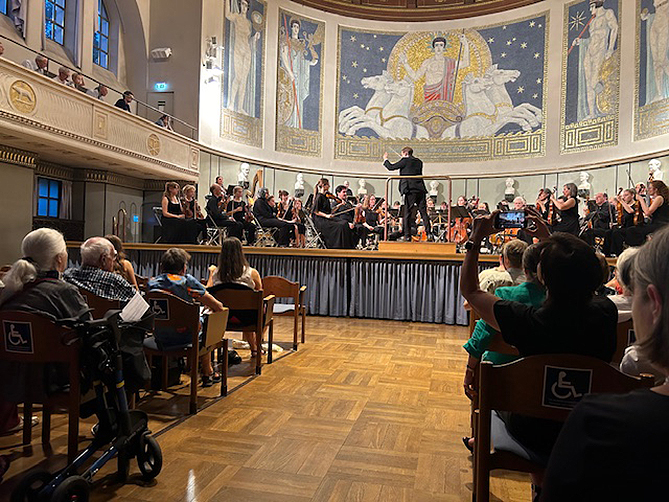 Das Konzert in der gr0ßen Aula der Ludwig-Maximillians-Universität