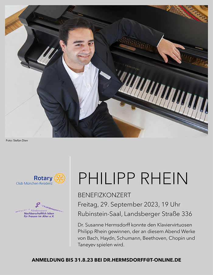 der Klaviervirtuosen Philipp Rhein